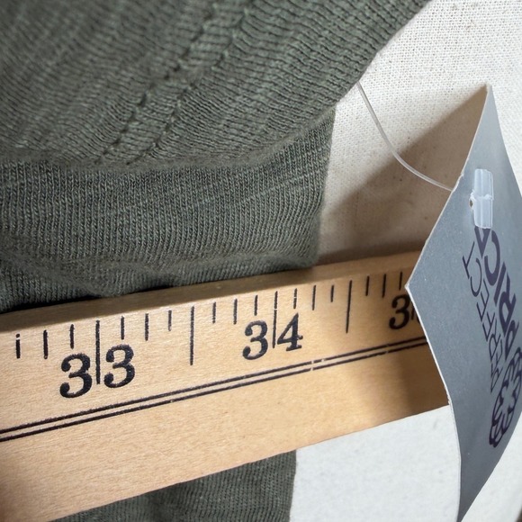 New Catherines Short Sleeve Cotton Shirt size 5X Green - Picture 8 of 9